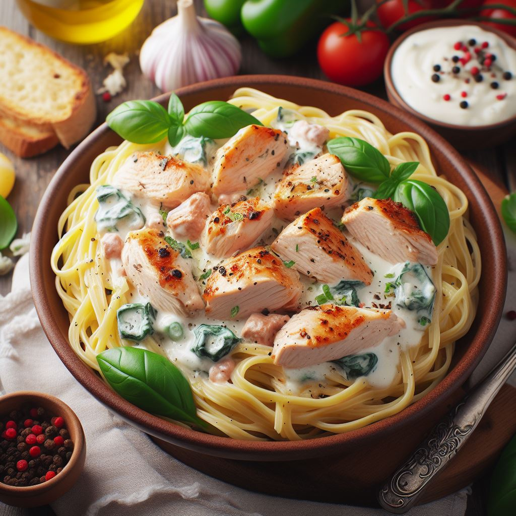 Keto Chicken Alfredo